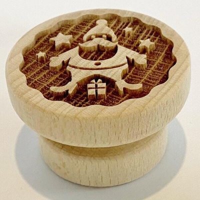 画像1: サンタクロース*wood cookie stamp