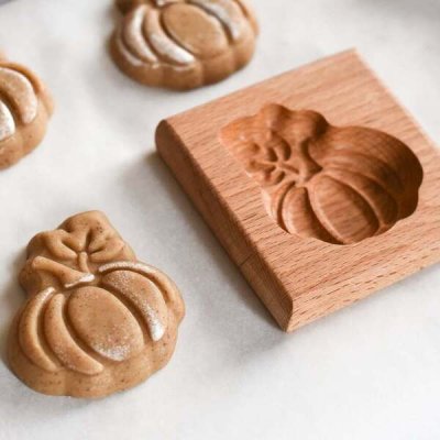 画像2: かぼちゃ/pumpkin*wood gingerbread cookie mold