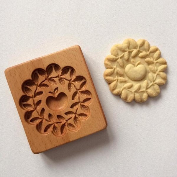 画像1: ※※＜予約受付中＞※※林檎のリース /Wreath with Apple*cookie mold (1)