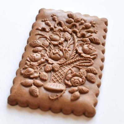 画像2: ★☆送料無料☆★ 薔薇カゴ/Busket of roses*wood gingerbread cookie＆shortbread mold