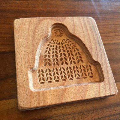 画像3: ニット帽*wood gingerbread cookie mold