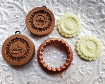 画像2: mini*カップ＆ソーサー/cookie mould by anis-oaradies