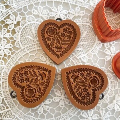 画像2: お花とハート*Heart with Flower/cookie mold  by anis-oaradies 