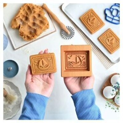 画像3: ヨット *wood gingerbread cookie mold