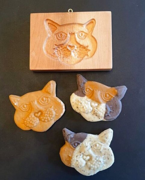画像1: 猫ちゃん*cookie mold/菓子木型作家 komorebi. (1)