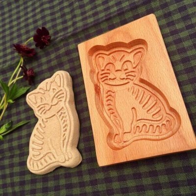 画像2: 猫ちゃん*wood cookie mold