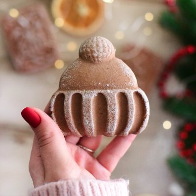 画像1: ニット帽*wood gingerbread cookie mold