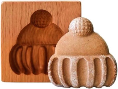 画像2: ニット帽*wood gingerbread cookie mold