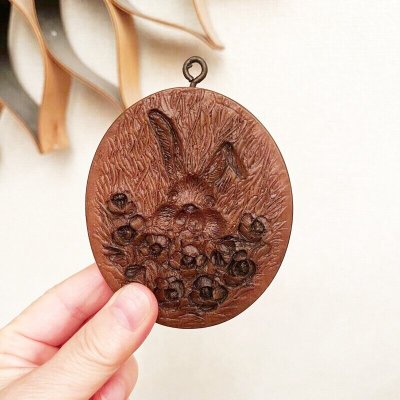 画像1: ★☆送料無料☆★ウサギと水仙*Daffodil Bunny/cookie mould