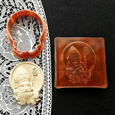 画像1: St. Nicholas/セント・ニコラス cookie stamp & cutter