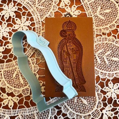 画像1: 【お問い合わせ商品】☆送料無料☆聖ニコラス司教*Bishop Saint Nicholas+カッター/cookie mould by anis-oaradies