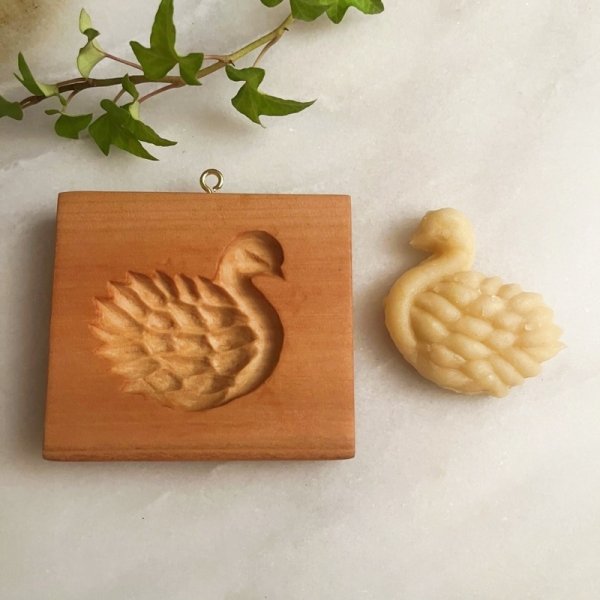 画像1: 【お客様お問い合わせ商品】白鳥/swan*cookie mold/菓子木型作家 komorebi. (1)