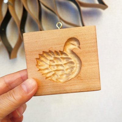 画像1: 【お客様お問い合わせ商品】白鳥/swan*cookie mold/菓子木型作家 komorebi.