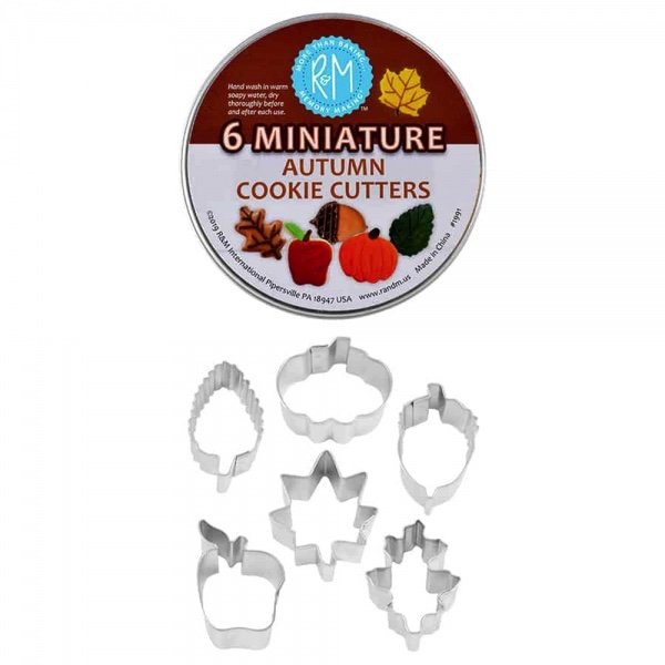 画像1: Mini Autumn Cookie Cutter Set ＜6種類＞ (1)