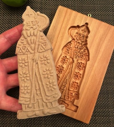 画像3: 【お問い合わせ商品】Saint Nicholas*スペキュロス型/cookie mold/菓子木型作家 komorebi.