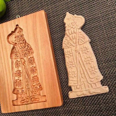 画像2: 【お問い合わせ商品】Saint Nicholas*スペキュロス型/cookie mold/菓子木型作家 komorebi.