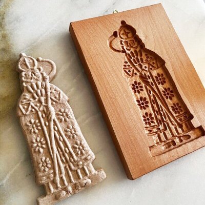 画像3: 【お問い合わせ商品】Saint Nicholas*スペキュロス型/cookie mold/菓子木型作家 komorebi.