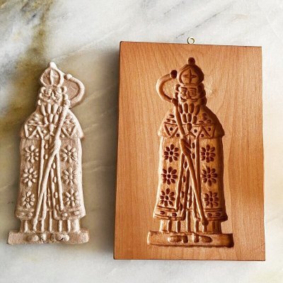 画像2: 【お問い合わせ商品】Saint Nicholas*スペキュロス型/cookie mold/菓子木型作家 komorebi.