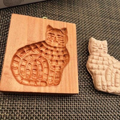 画像2: 【お問い合わせ商品】Tabby Cat / 縞模様の猫ちゃん*cookie mold/菓子木型作家 komorebi.