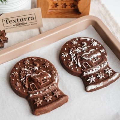 画像3: スノーボール*wood gingerbread cookie mold