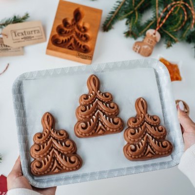 画像2: クリスマスツリー＜カーリー＞*wood gingerbread cookie mold