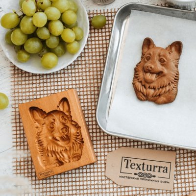 画像1: コーギー/welsh corgi*wood gingerbread cookie mold