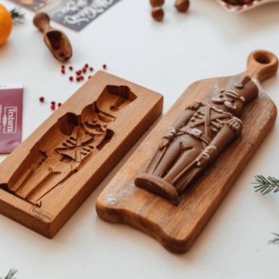 画像2: ブリキの兵隊*wood gingerbread cookie mold