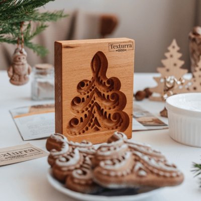 画像3: クリスマスツリー＜カーリー＞*wood gingerbread cookie mold