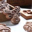 画像2: トナカイ&ベル*wood gingerbread cookie mold (2)