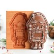 画像1: くるみ割り人形/nutcracker*wood gingerbread cookie mold (1)