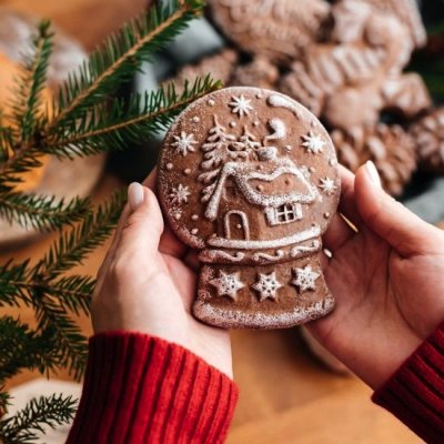 画像2: スノーボール*wood gingerbread cookie mold