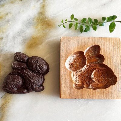 画像2: うさぎ*wood gingerbread cookie mold