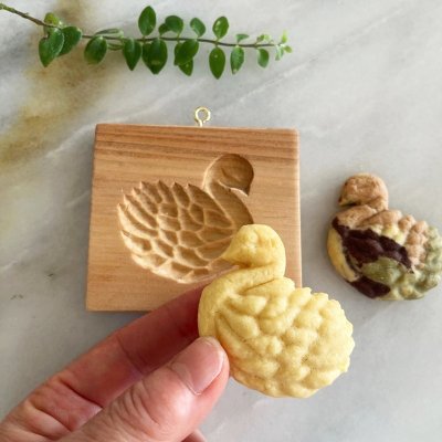 画像1: 白鳥/swan*cookie mold/菓子木型作家 komorebi.