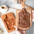 画像1: メリーゴーランド/Carousel*wood gingerbread cookie mold (1)