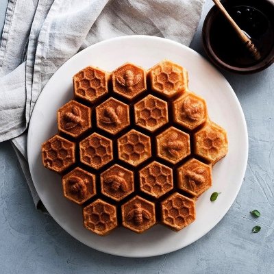 画像1: Honeycomb Pull Apart Cake Pan/ハチの巣パン