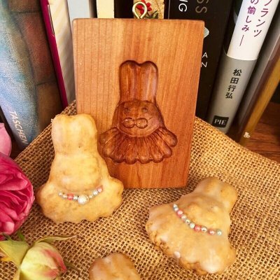 画像1: miniうさぎ/cookie mold/菓子木型作家 komorebi.