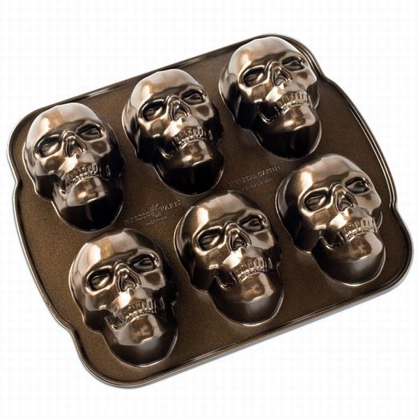 【直輸入/数量限定】Haunted Skull Cakelet Pan/骸骨ケーキパン