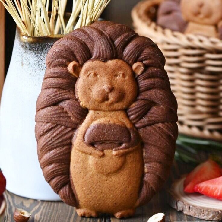 ハリネズミ/Hedgehog Prosha*wood gingerbread cookie mold - decora 